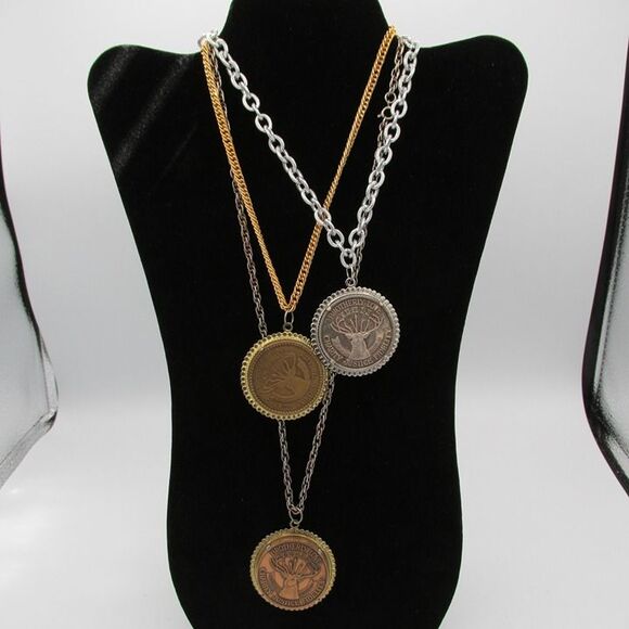 Unbranded Other - ELKS KREWE New Orleans (2) 1979 One 1976 Doubloons on Chain Vintage